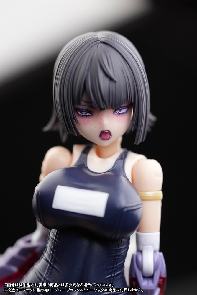 �݊��w�A&�t�F�C�X�Z�b�g �����p�[�c�Z�b�g ���̖�01 �O���[ �u���b�N&�����[��