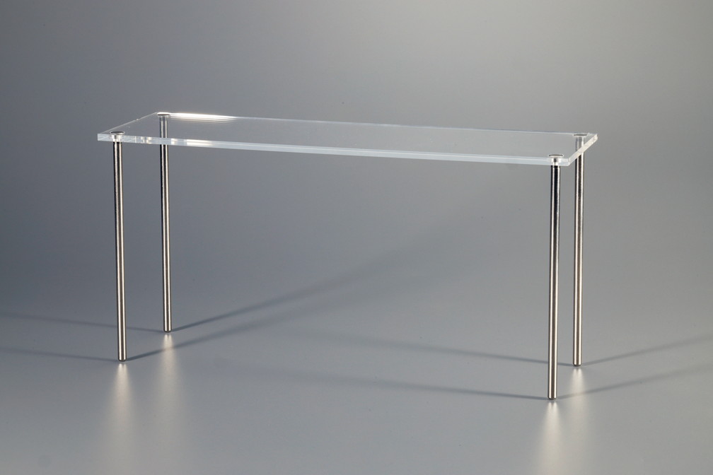 組立式アクリルテーブル【長方形／高さ16cm】