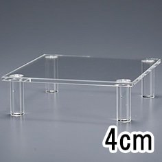 アクリルテーブル【正方形／高さ4cm】